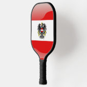 Oostenrijkse vlag pickleball paddle (Links)