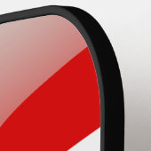 Oostenrijkse vlag pickleball paddle (Links Detail)