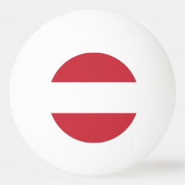 Oostenrijkse vlag pingpongbal