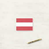 Oostenrijkse vlag post-it® notes (Op bureau)