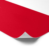 Oostenrijkse vlag poster (Hoek)