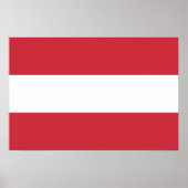 Oostenrijkse vlag poster (Voorkant)