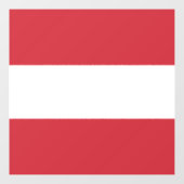 Oostenrijkse vlag raamsticker (Vel)