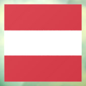 Oostenrijkse vlag raamsticker (Vel 3)