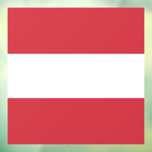 Oostenrijkse vlag raamsticker (Vel 3)
