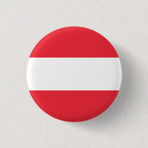 Oostenrijkse vlag ronde button 3,2 cm