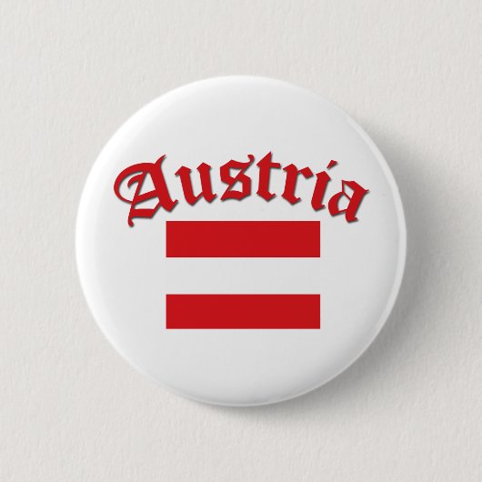 Oostenrijkse vlag ronde button 5,7 cm (Voorkant)