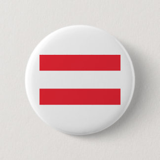 Oostenrijkse vlag ronde button 5,7 cm