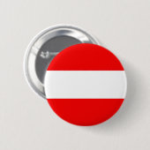 Oostenrijkse vlag ronde button 5,7 cm (Voorkant /achterkant)