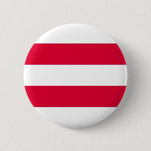Oostenrijkse vlag ronde button 5,7 cm