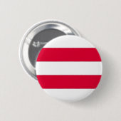 Oostenrijkse vlag ronde button 5,7 cm (Voorkant /achterkant)