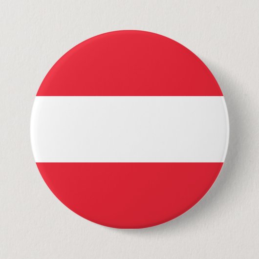 Oostenrijkse vlag ronde button 7,6 cm (Voorkant)