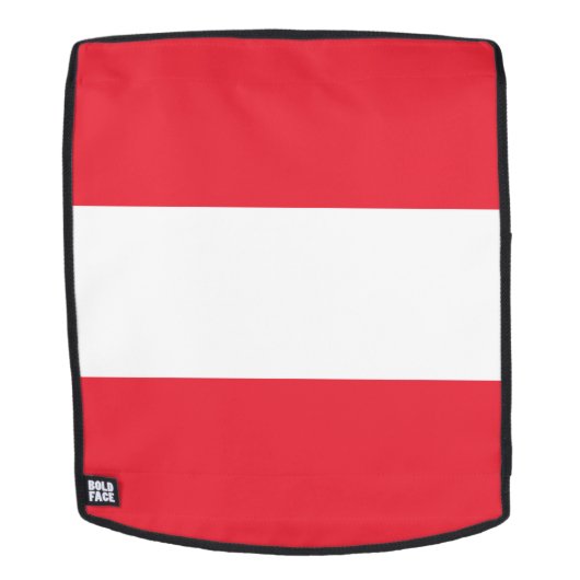 Oostenrijkse vlag rugtassen (Verwijderbaar gezicht)