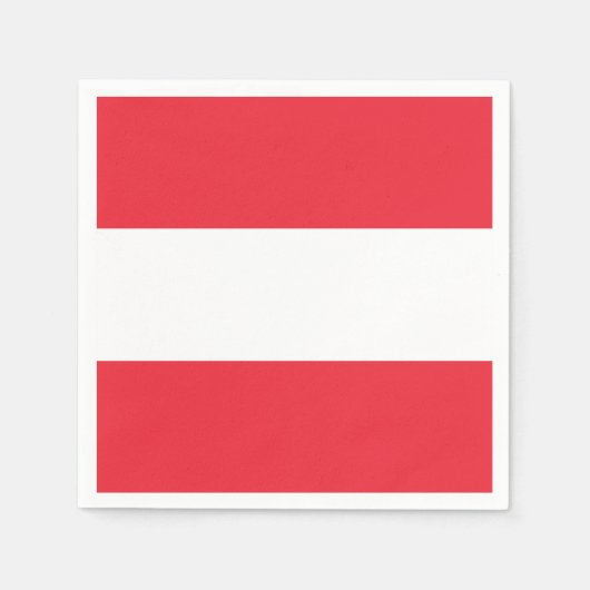 Oostenrijkse vlag servet (Voorkant)
