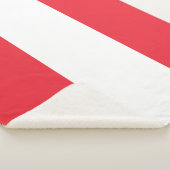 Oostenrijkse vlag Sherpa Blanket Sherpa Deken (3/4)
