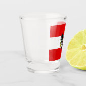 Oostenrijkse vlag shot glas (Links)