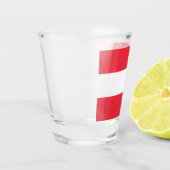 Oostenrijkse vlag shot glas (Links)