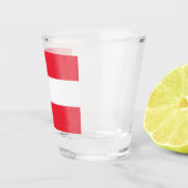 Oostenrijkse vlag shot glas (Rechts)