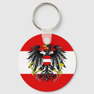 Oostenrijkse vlag sleutelhanger