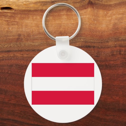 Oostenrijkse vlag sleutelhanger (Voorkant)