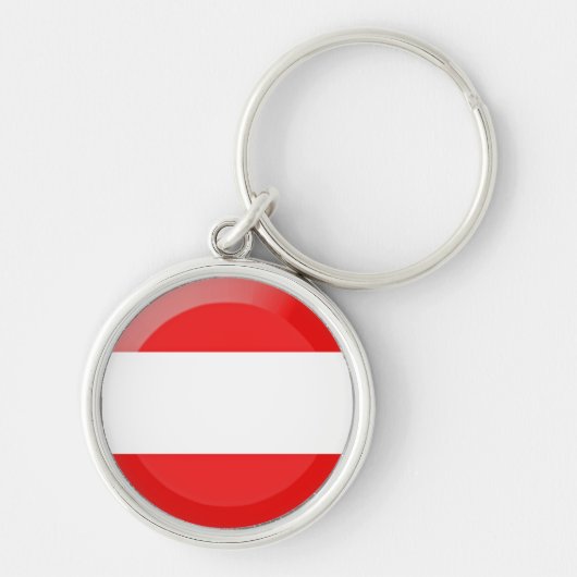 Oostenrijkse vlag sleutelhanger (Voorkant)