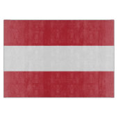 Oostenrijkse vlag snijplank (Voorkant)
