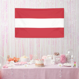 Oostenrijkse vlag spandoek