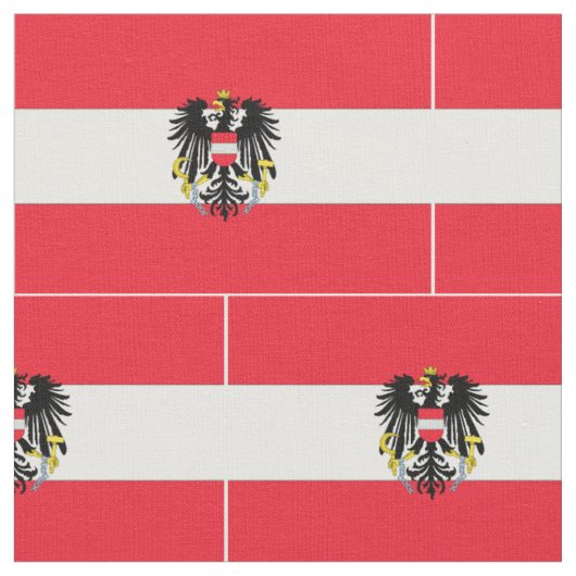 Oostenrijkse vlag stof (Close Up)