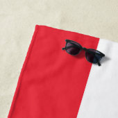 Oostenrijkse vlag strandlaken (In situ)