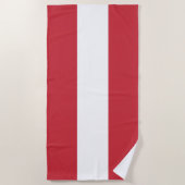 Oostenrijkse vlag strandlaken (Voorkant)