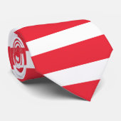 Oostenrijkse vlag stropdas (Opgerold)