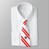 Oostenrijkse vlag stropdas (Gebonden)