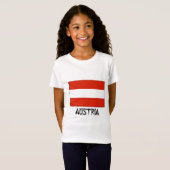 Oostenrijkse vlag t-shirt (Voorkant volledig)