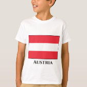 Oostenrijkse vlag t-shirt (Voorkant)