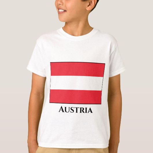 Oostenrijkse vlag t-shirt (Voorkant)