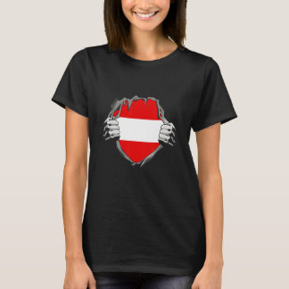 Oostenrijkse vlag t-shirt