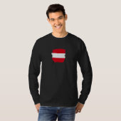 Oostenrijkse  vlag t-shirt (Voorkant volledig)