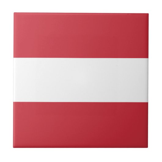 Oostenrijkse vlag tegeltje (Voorkant)
