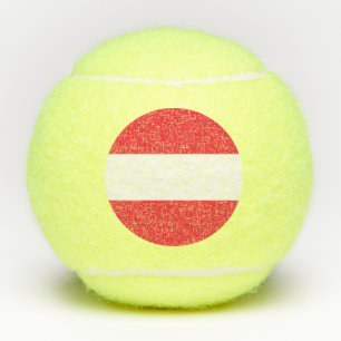 Oostenrijkse vlag tennisballen