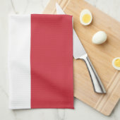 Oostenrijkse vlag theedoek (Quarter Fold)