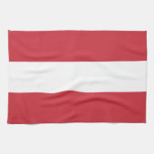 Oostenrijkse vlag theedoek (Horizontaal)