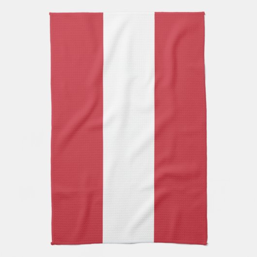 Oostenrijkse vlag theedoek (Verticaal)