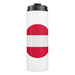 Oostenrijkse vlag thermosbeker