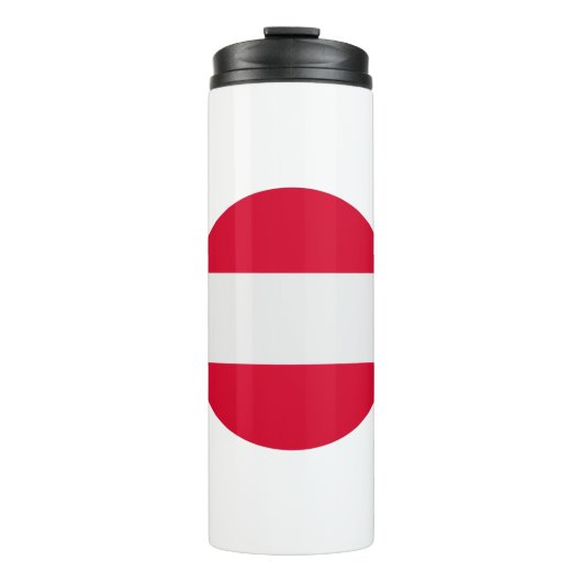 Oostenrijkse vlag thermosbeker (Voorkant)