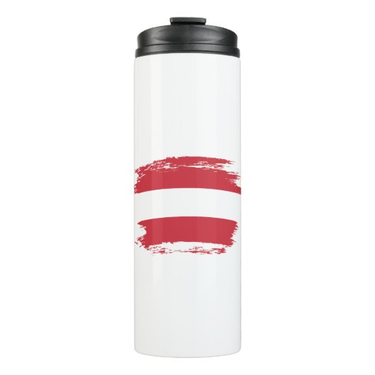 Oostenrijkse vlag thermosbeker (Voorkant)