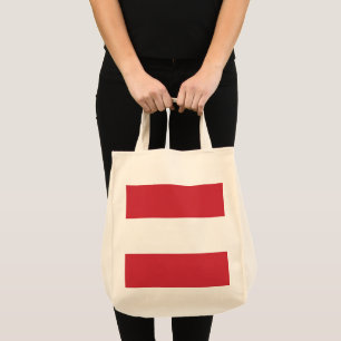 Oostenrijkse vlag tote bag