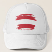 Oostenrijkse vlag trucker pet (Voorkant)