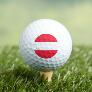 Oostenrijkse Vlag, Vlag van Oostenrijk Golfballen