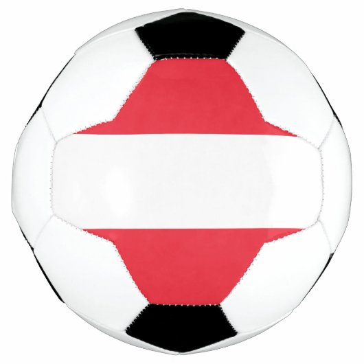 Oostenrijkse vlag voetbal (Voorkant)
