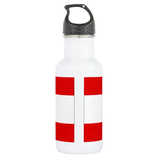 Oostenrijkse vlag waterfles  (Achterkant)